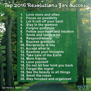 Top 2016 Resolutions for Success