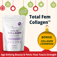 Total Fem Collagen: Lift, Strengthen & Restore, From Your Pelvic Floor Fascia to Your Skin, Hair & Nails