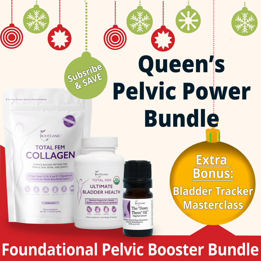 The Queen's Pelvic Power Supplement Bundle