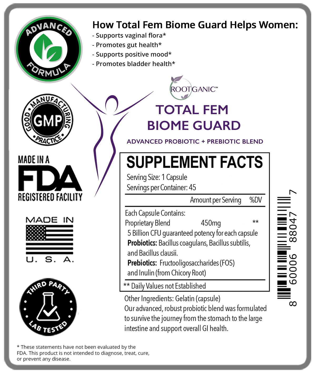 Total Fem Biome Guard Probiotic