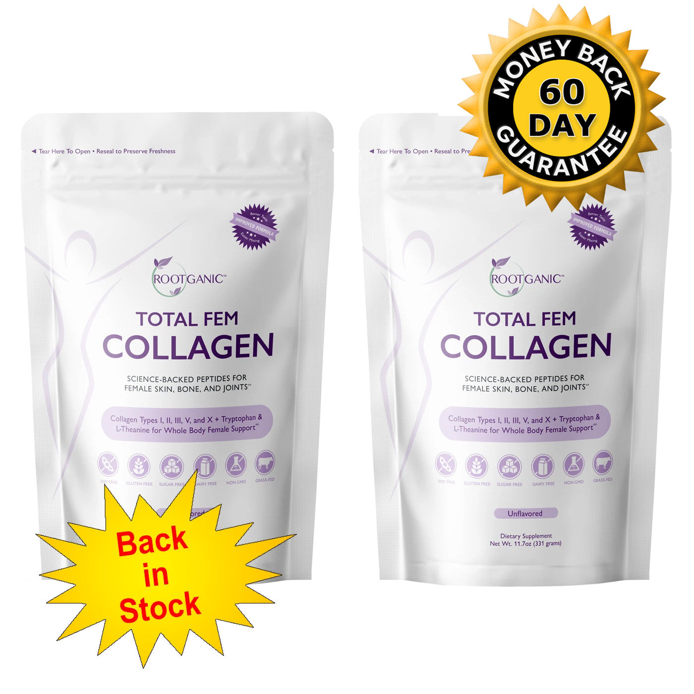 Total Fem Collagen: Whole-Body Support for Your Pelvic Floor, Fascia, Skin, Hair, Nails & Joints