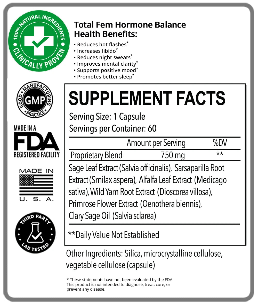 Total Fem Hormone Balance