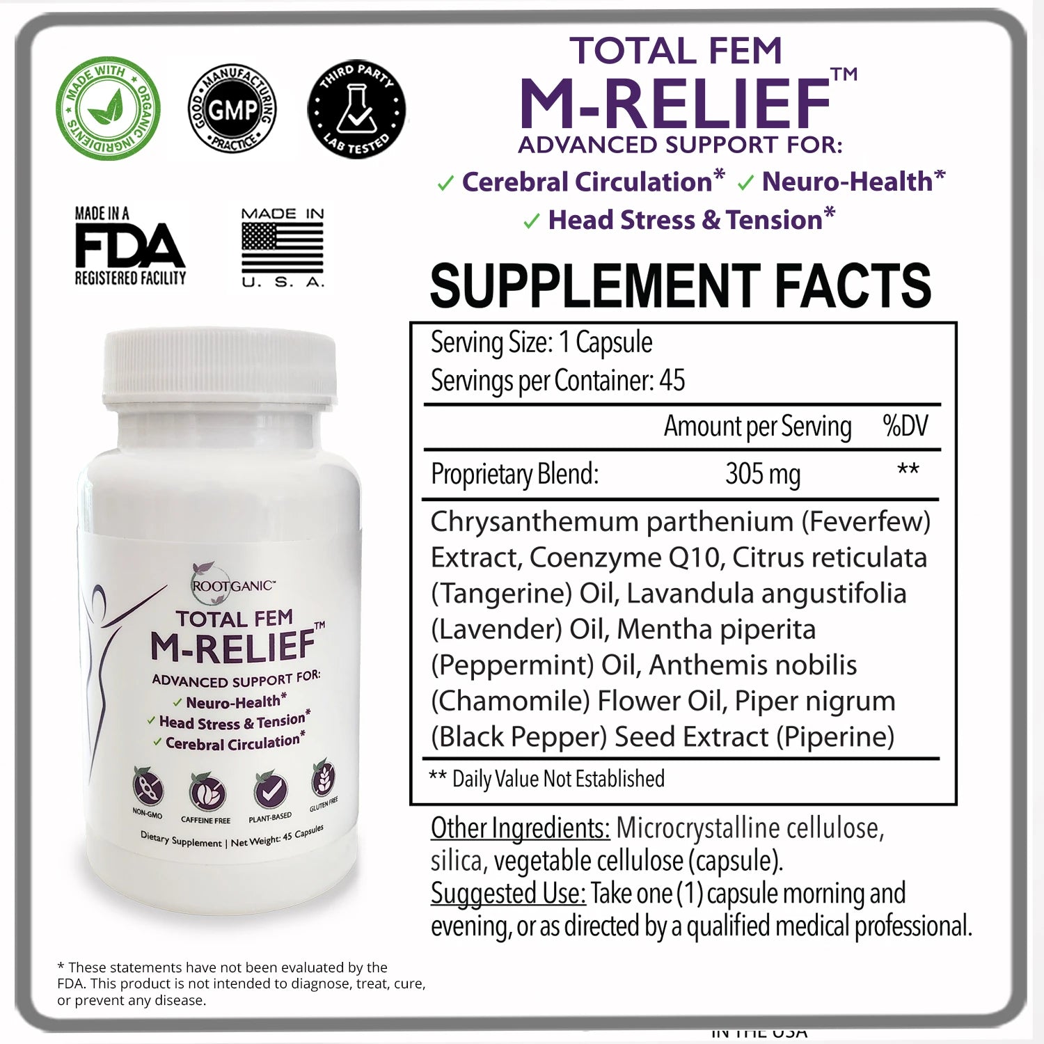 M-Relief Migraine Support