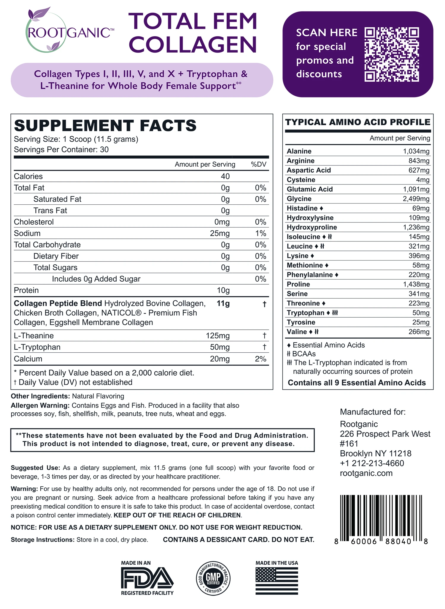 Total Fem Collagen - Eco-Friendly Pouch