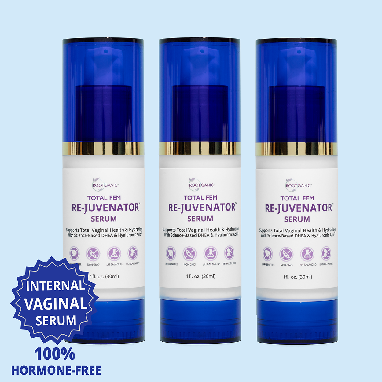 Total Fem Re-Juvenator Internal Vaginal Serum: Estrogen-Free Relief for Vaginal Dryness & Intimacy Confidence