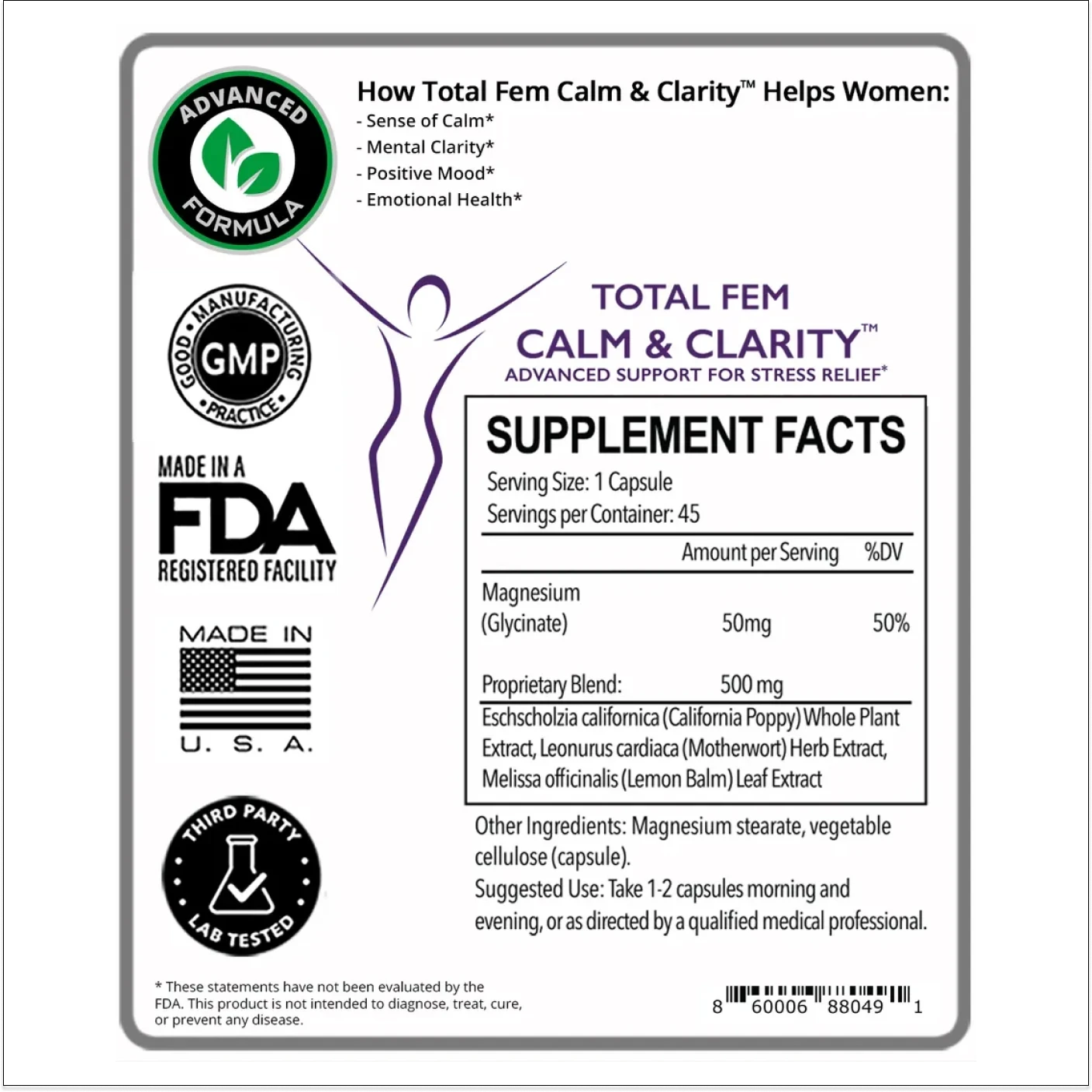 Total Fem Calm and Clarity